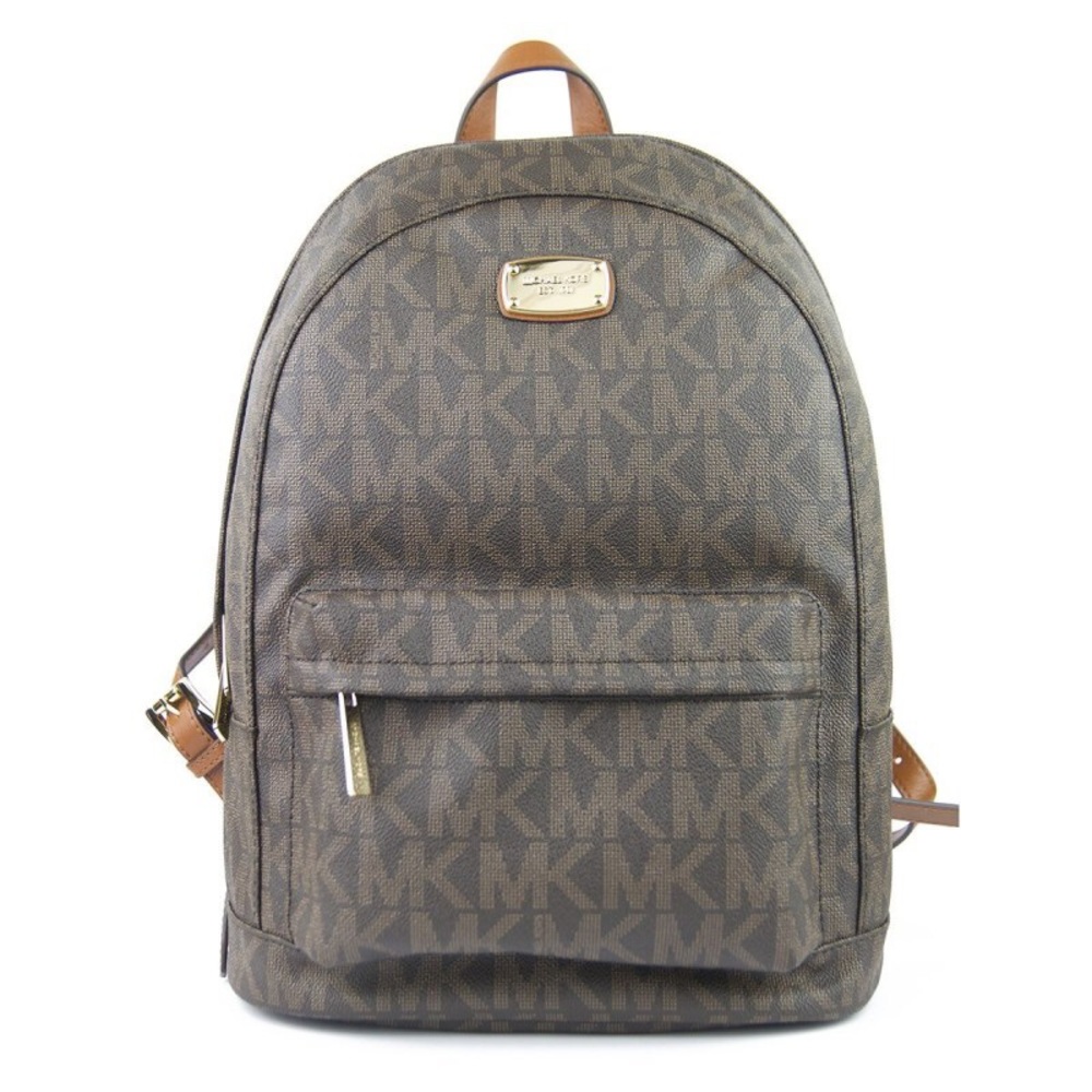 Michael Kors Jet Set Large Leather brown backpack